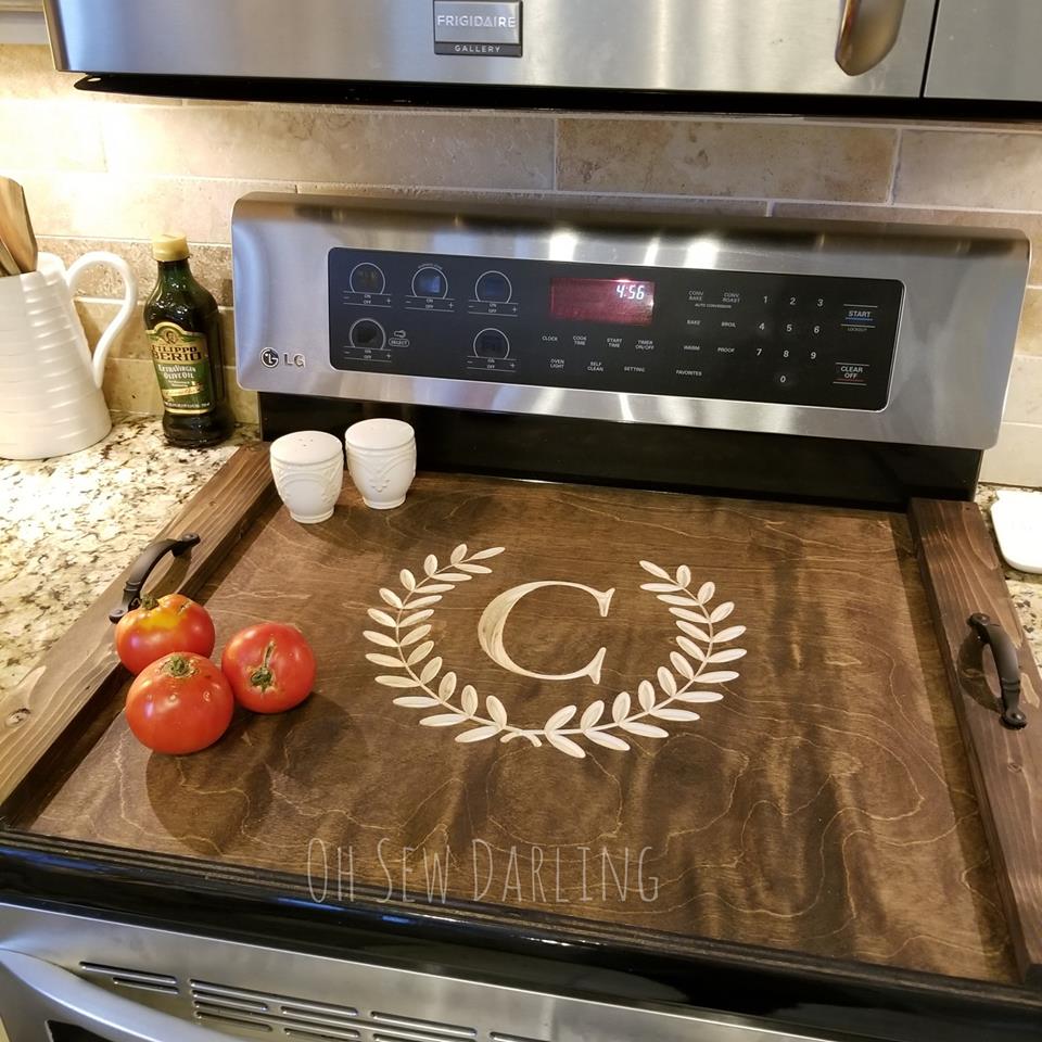 Hand-Crafted Noodle-Board Stovetop Cover